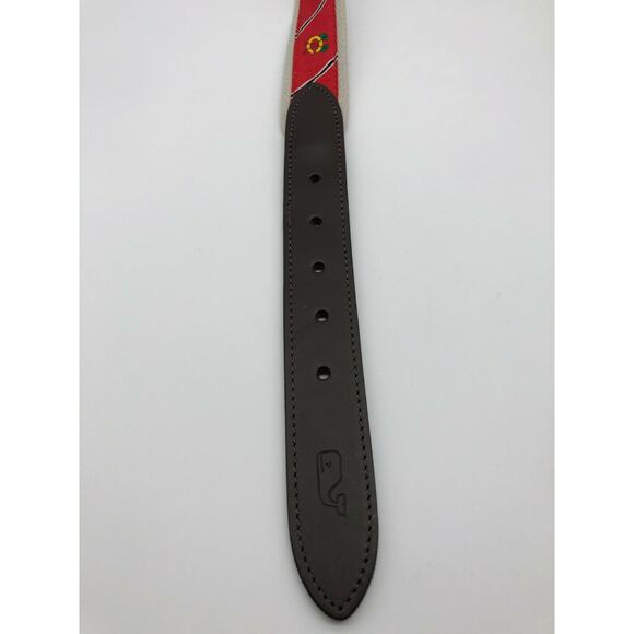 Vineyard Vines Chicago Blackhawks Men's Belt Size 32 NWT MSRP $58 - Picture 4 of 11